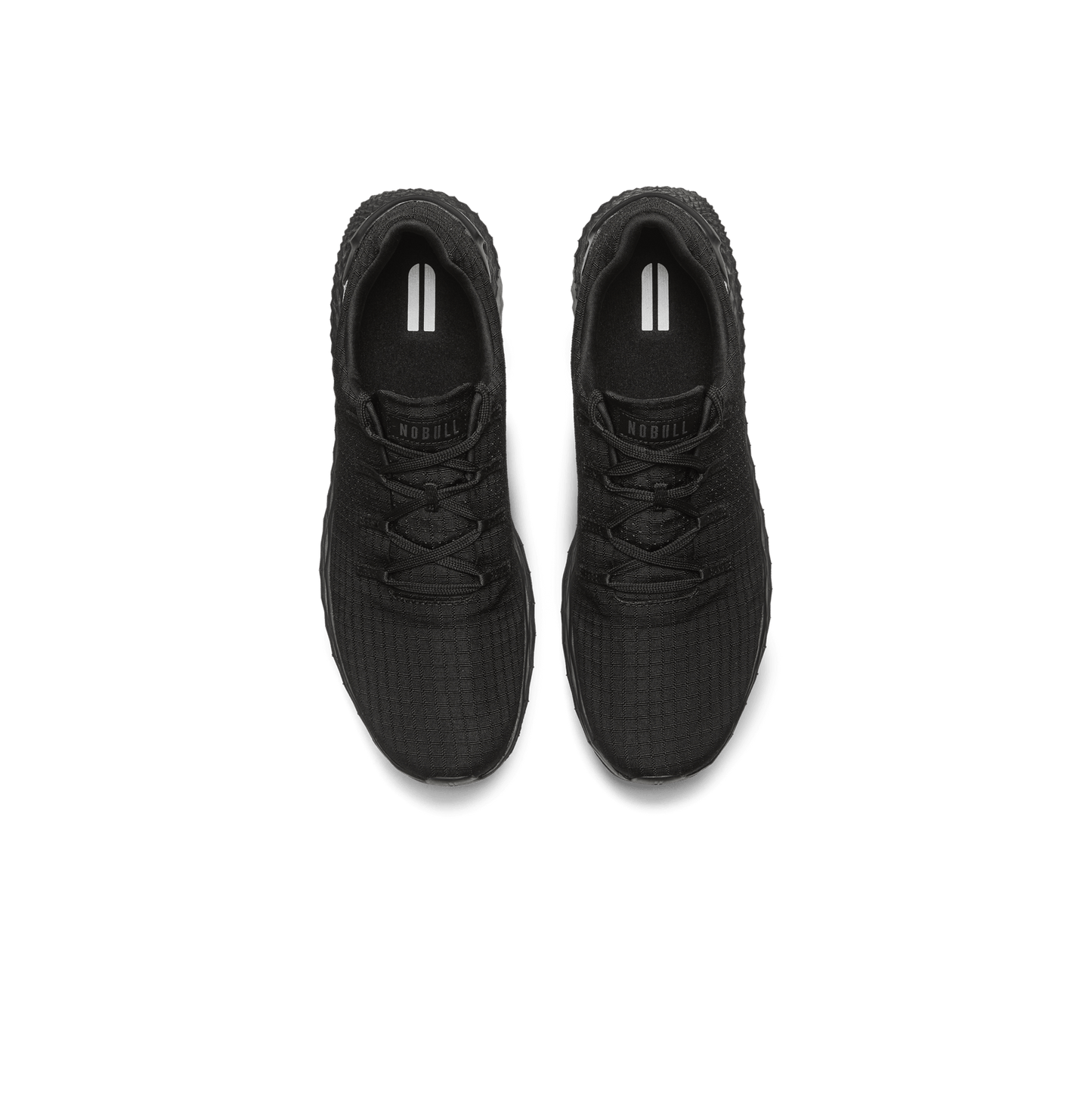 Men's Triple Black Allday Ripstop Shoes Above Angle