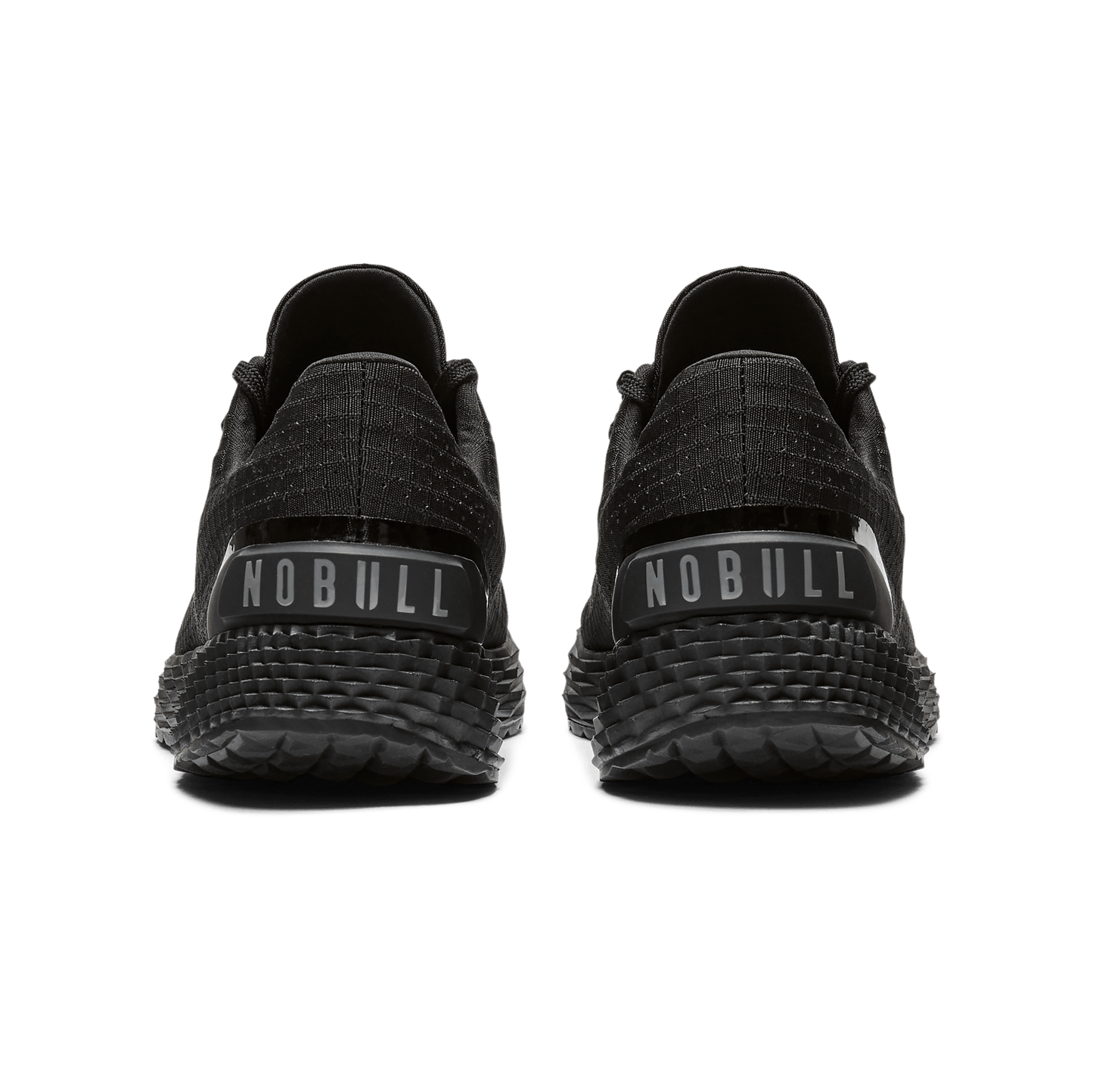 Men's Triple Black Allday Ripstop Shoes Back Angle