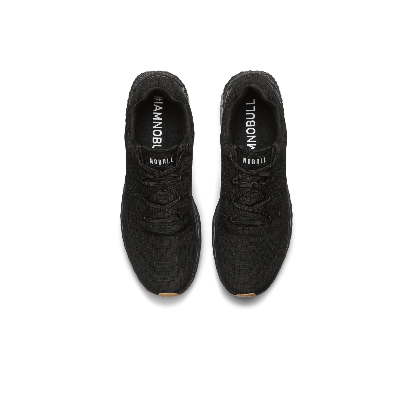 Women's Black Gum Allday Ripstop Shoes Above Angle