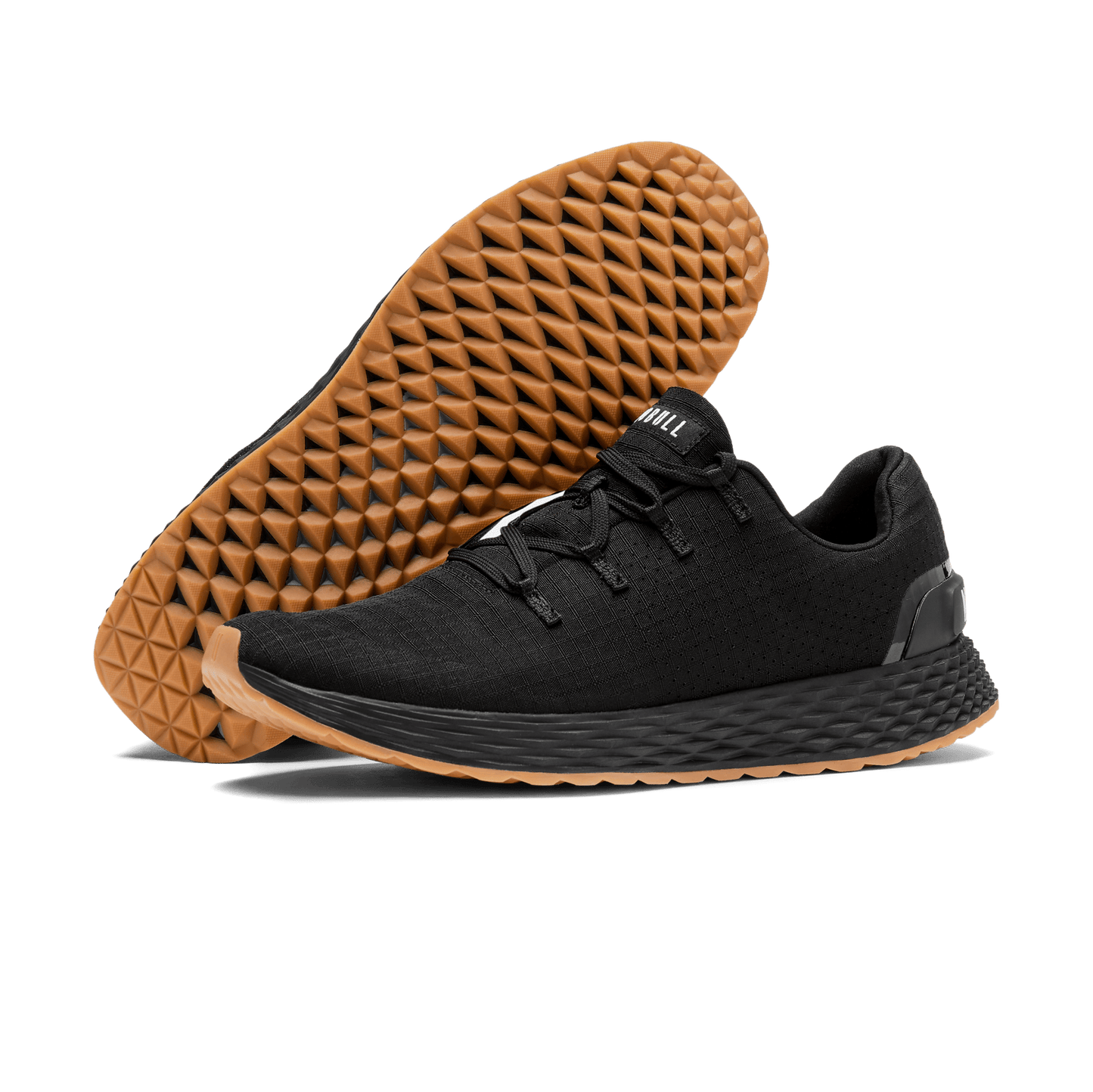Women's Black Gum Allday Ripstop Shoes Angled