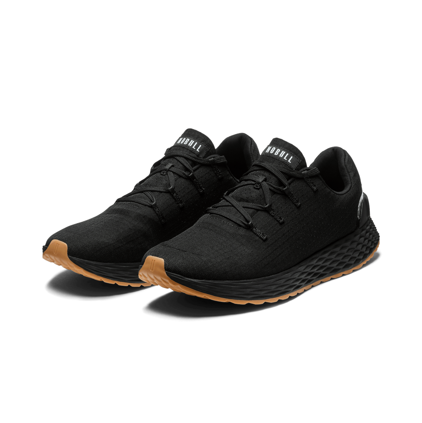 Women's Black Gum Allday Ripstop Shoes Front Side Angle
