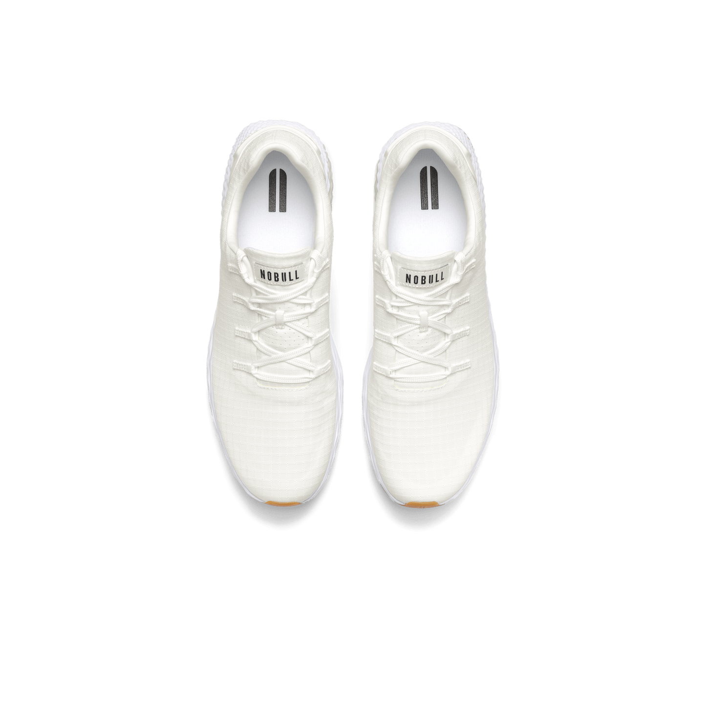 Men's White Gum Allday Ripstop Shoes Above Angle