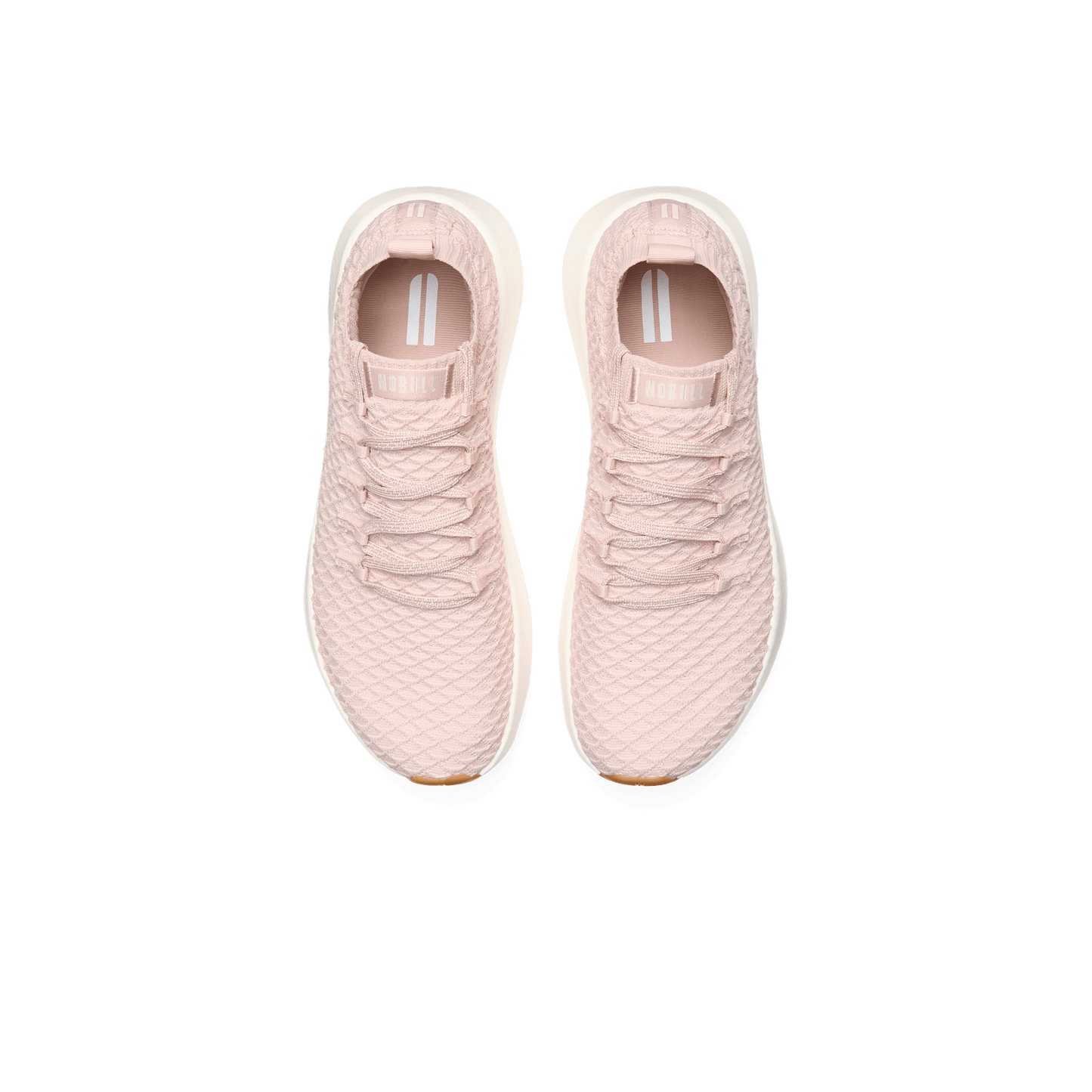 Dusty Rose Drive Knit Shoes Above Angle