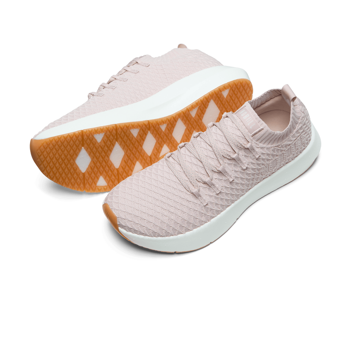 Dusty Rose Drive Knit Shoes Angled