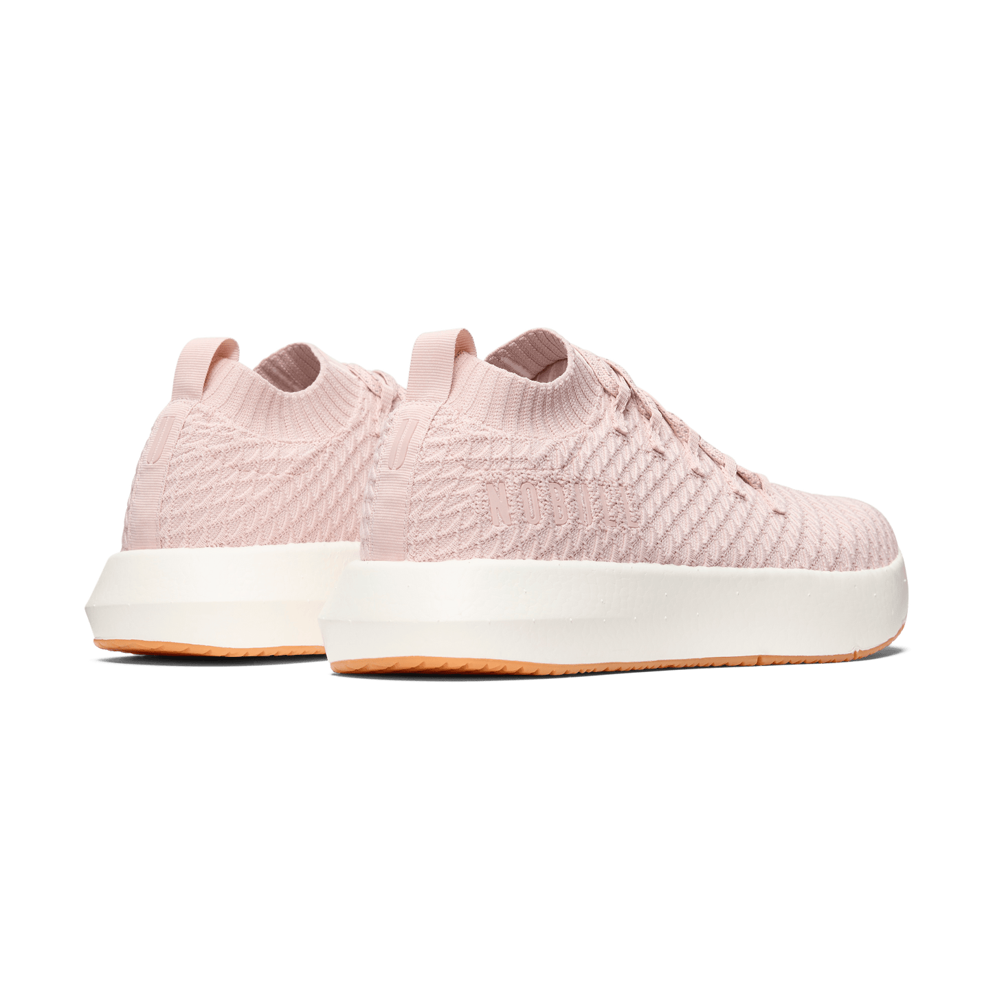 Dusty Rose Drive Knit Shoes Back Side Angle