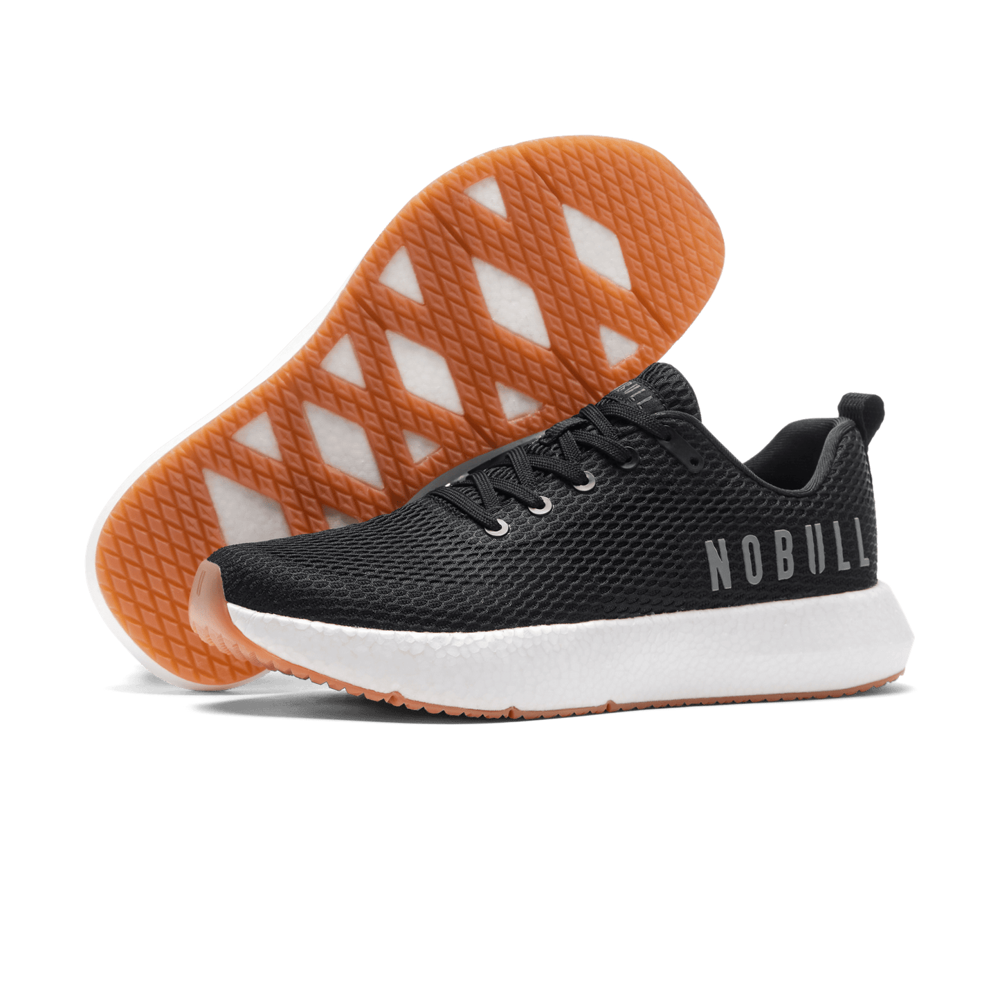 Women's Black Drive Mesh Shoes Angled