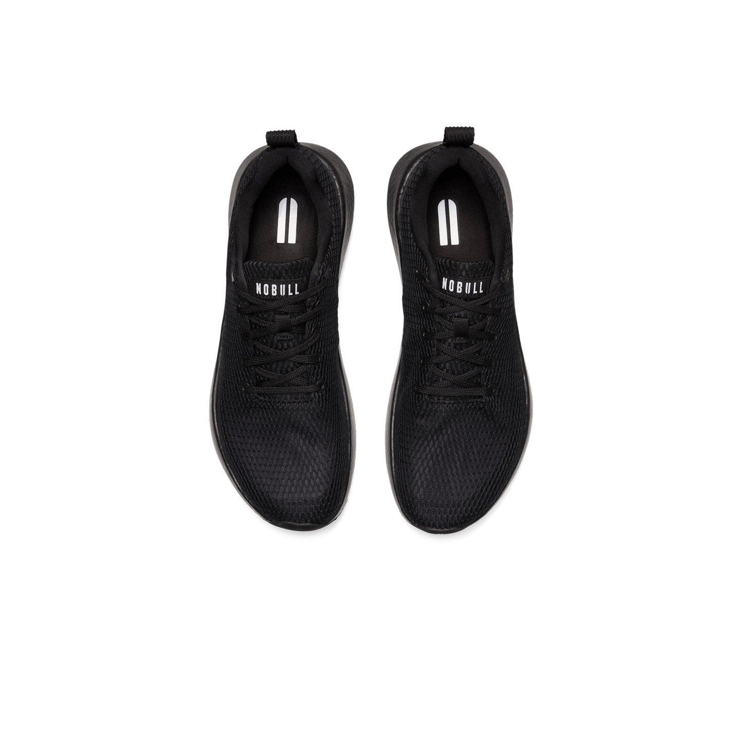 Men's Triple Black Drive Mesh Shoes Above Angle