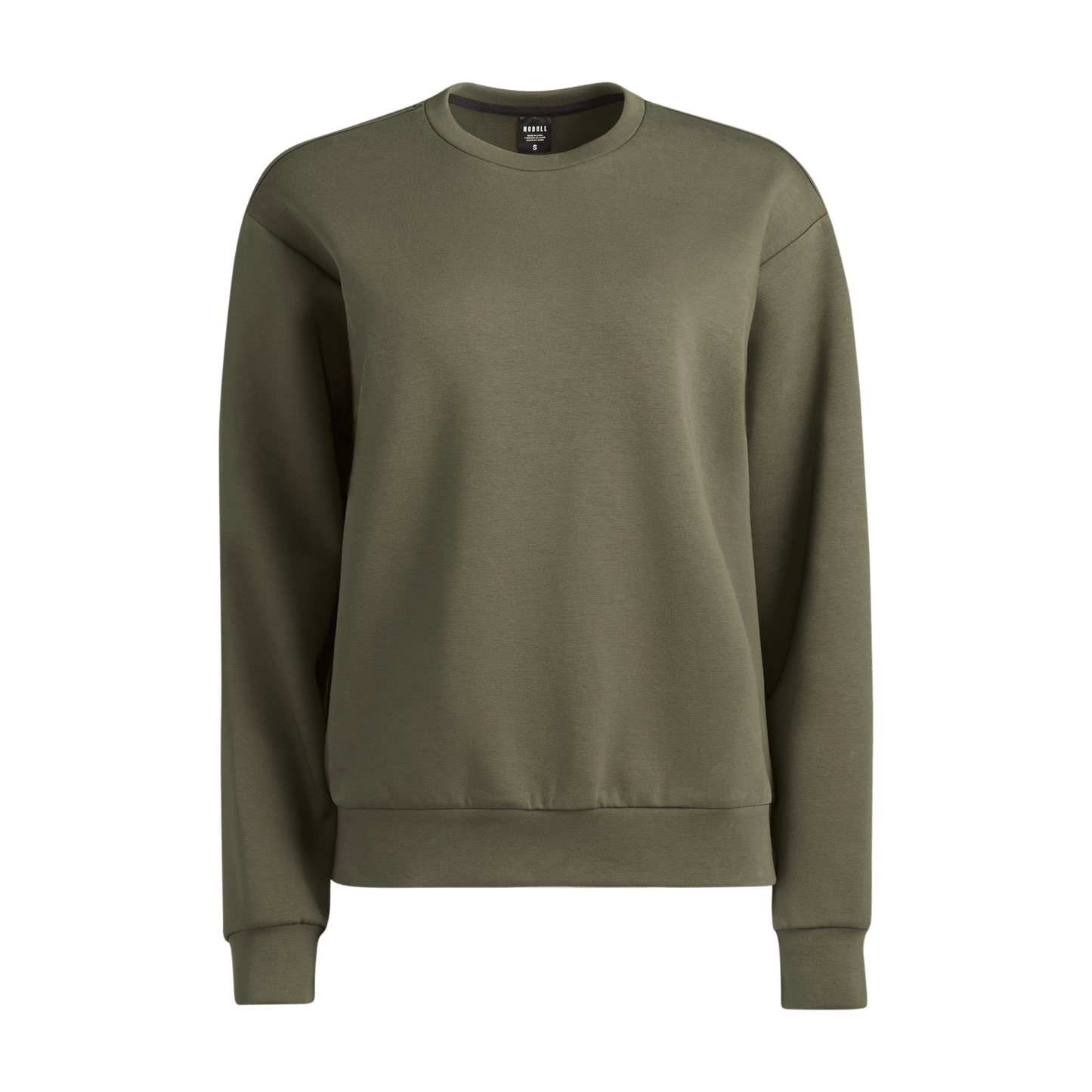 Women's Dark Army Allday Elements Crew Silhouette Angle
