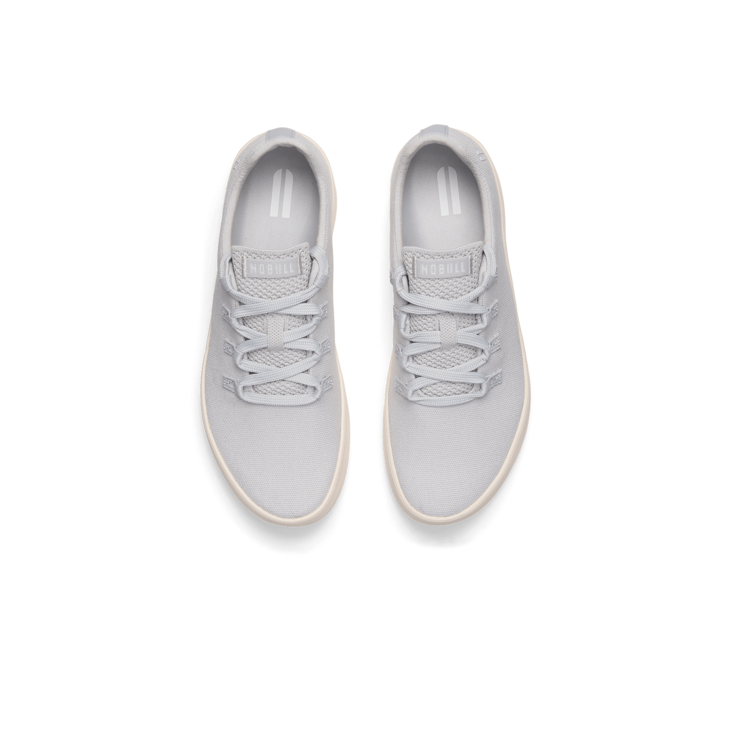 Light Grey Canvas Recs Shoes Above Angle