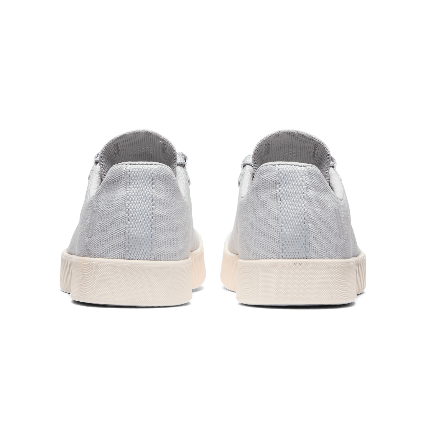 Light Grey Canvas Recs Shoes Back Angle