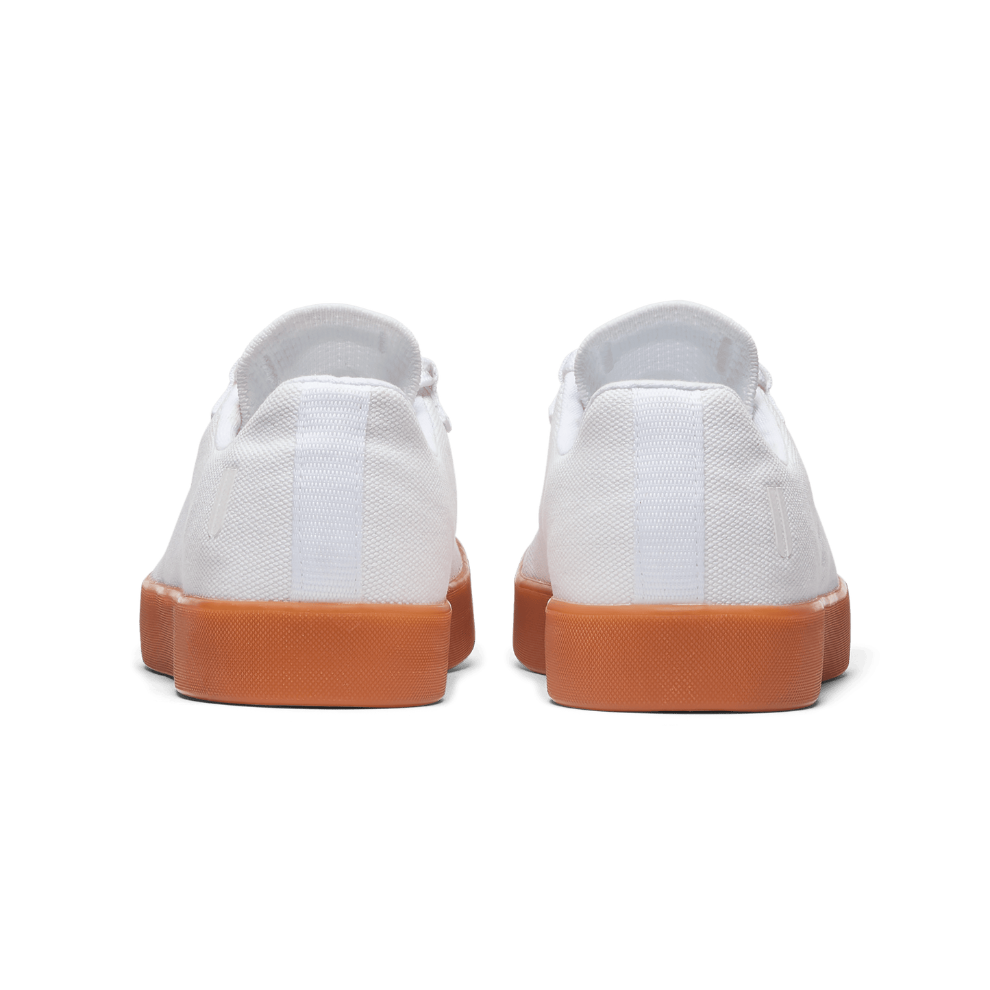 White Gum Canvas Recs Shoes Back Angle
