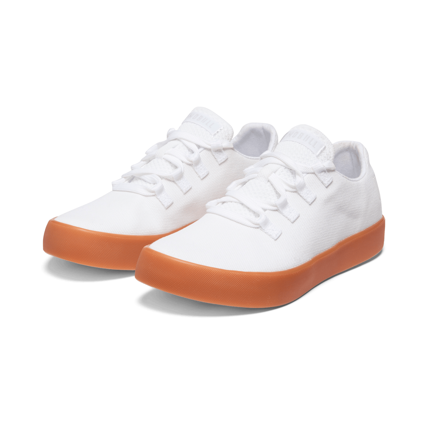 White Gum Canvas Recs Shoes Front Side Angle