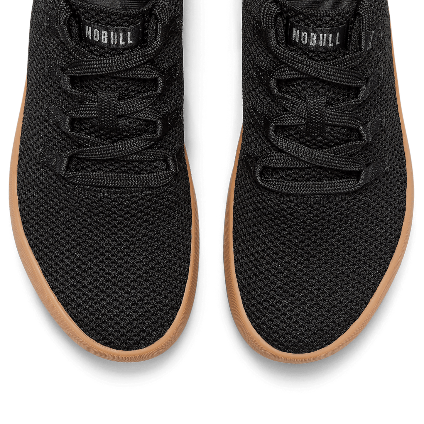 Men's Black Gum Recs Shoes Toe Box Angle