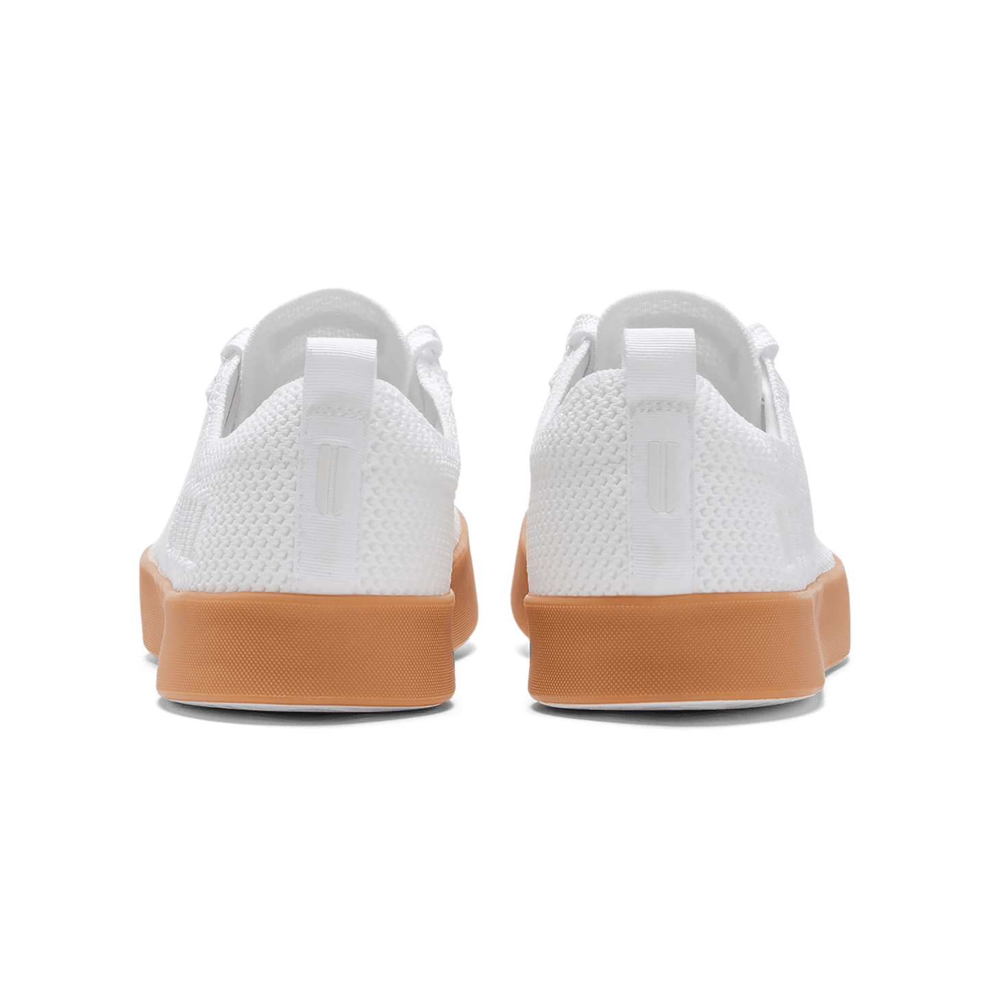 Men's White Gum Recs Shoes Back Angle