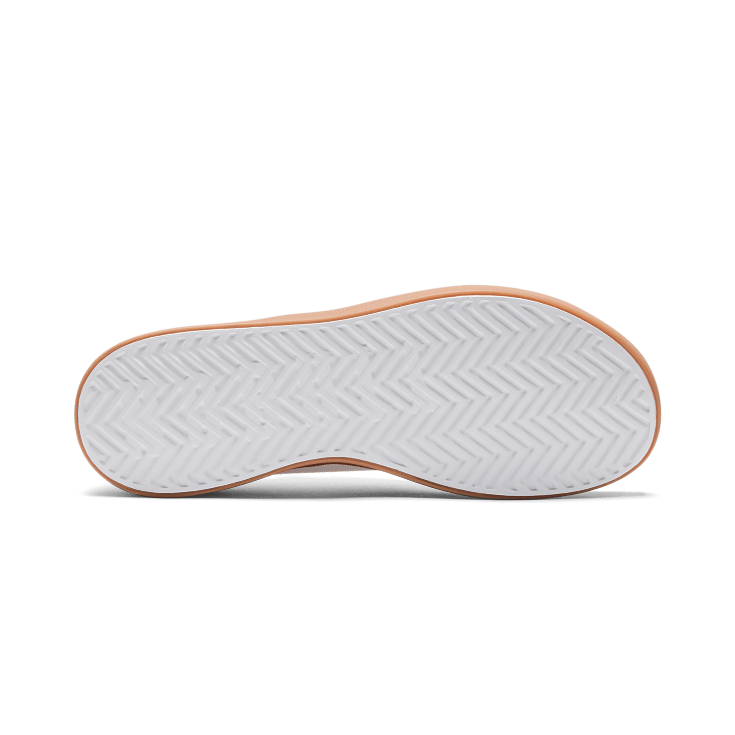 Men's White Gum Recs Shoes Bottom Angle