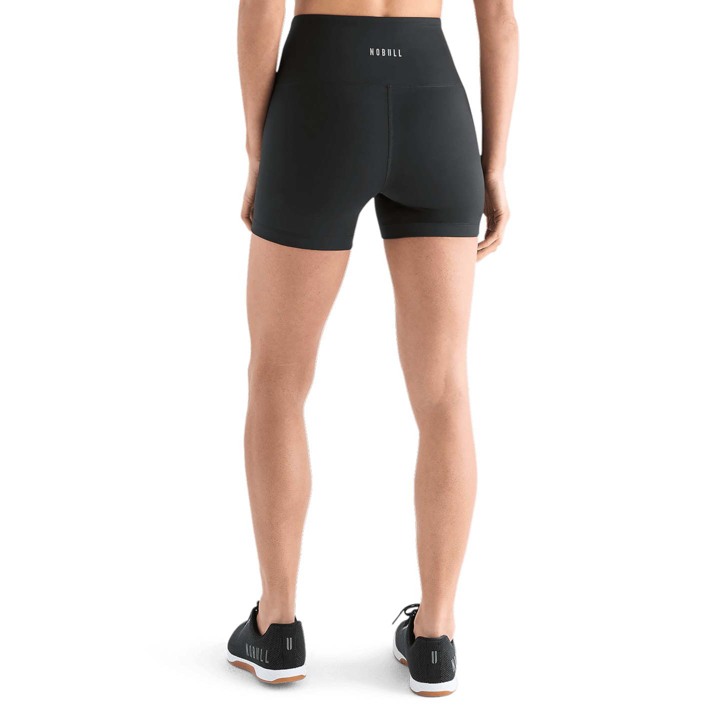 Women's Matte Black High Rise Back Angle