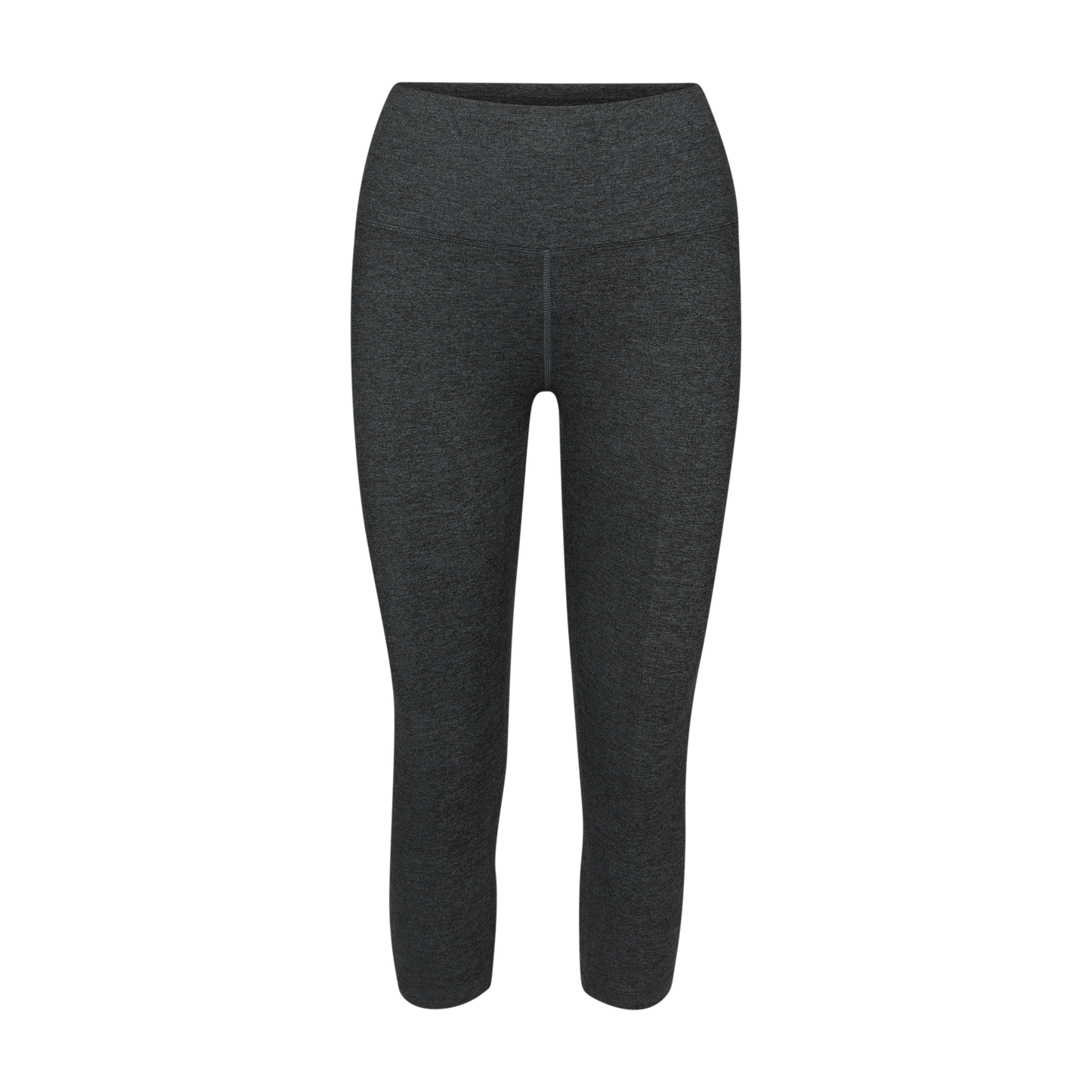 Women's Charcoal Heather Matte High-Rise Tight 21" Silhouette Angle