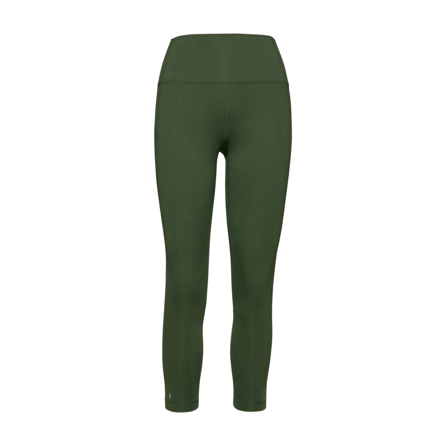 Women's Dark Army High-Rise Matte Tight 25" Silhouette Angle