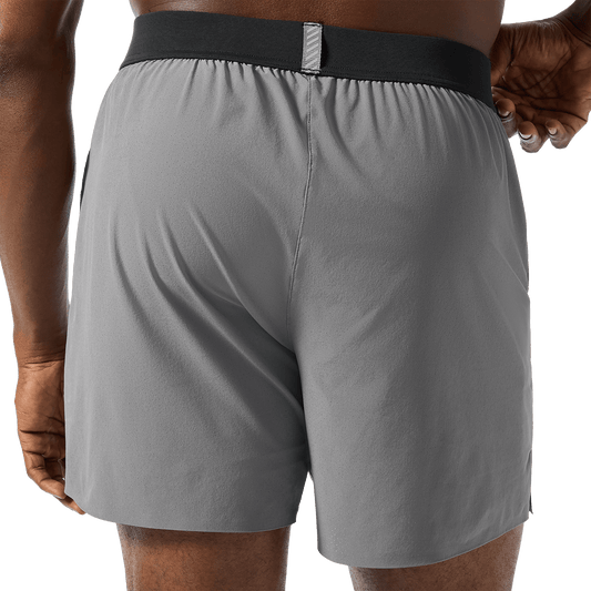 Men's Gargoyle NOBULL Drive Short 6" (Lined) Back Lower Body Angle.