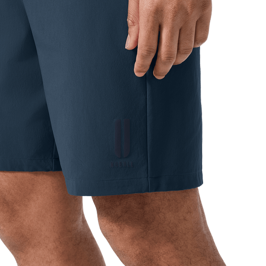 Men's Midnight NOBULL Training Short 8" (Unlined) U Graphic Angle.