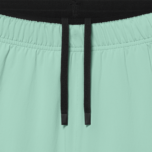 Men's Iceberg Green NOBULL Training Short 8" (Unlined) Macro Fabric Detail Angle.