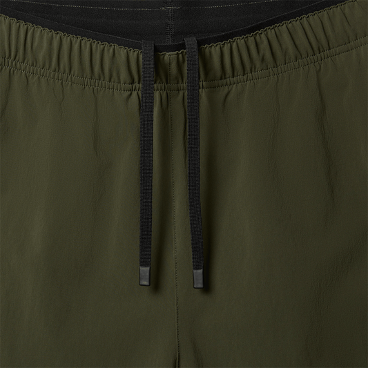 Men's Dark Army NOBULL Rep Short Macro Detail Angle.