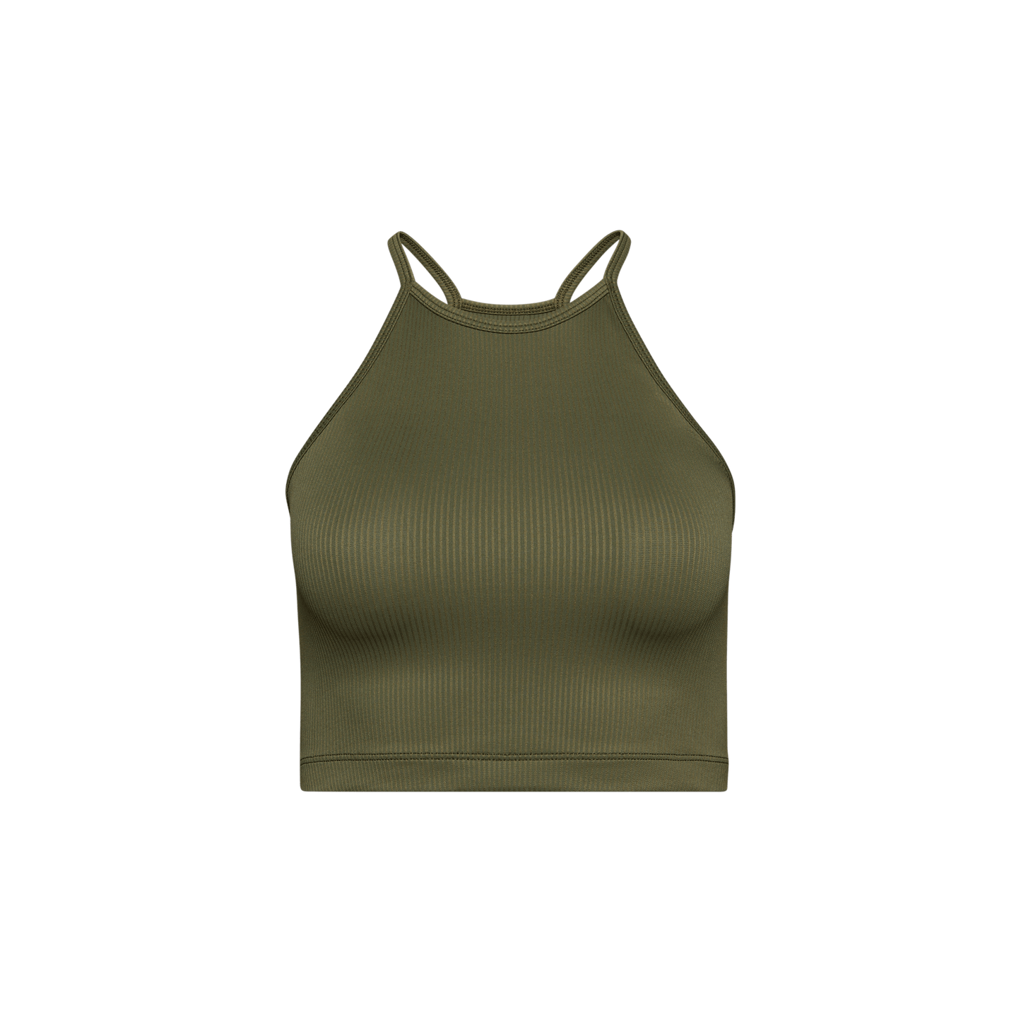 NOBULL Apparel Women's Ribbed Halter Crop Tank