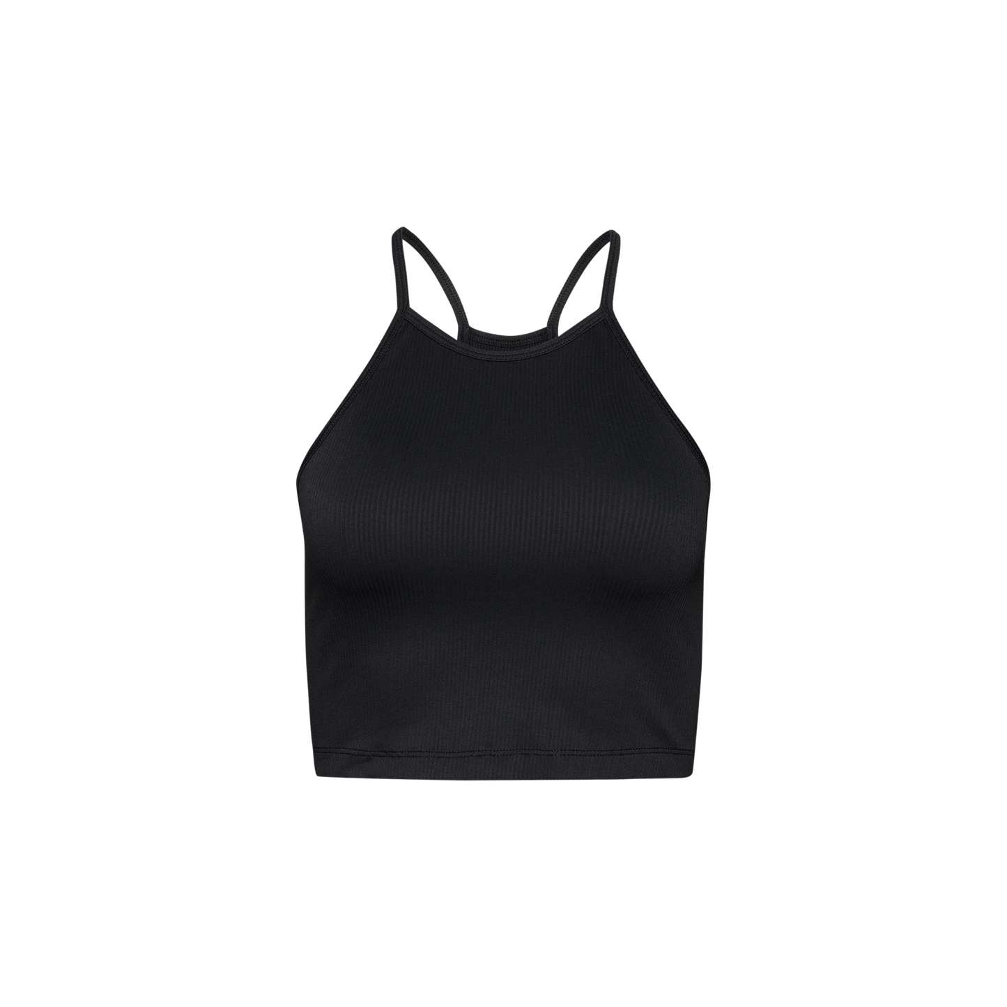 NOBULL Apparel Women's Ribbed Halter Crop Tank