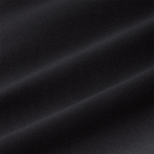 Women's Black U High-Rise Matte Tight 28" Macro Detail Angle.
