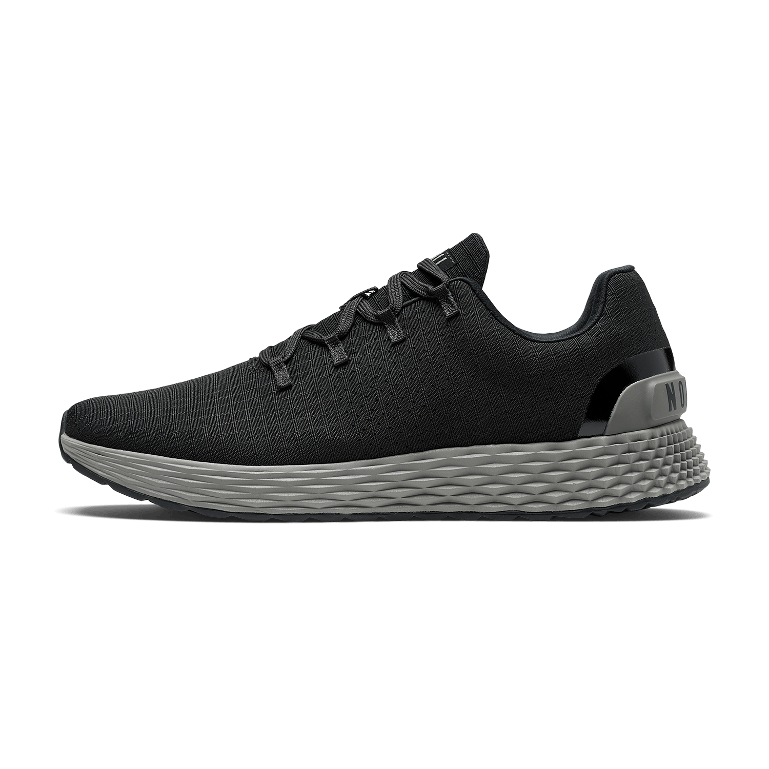 Men's Jet Black Ash Allday 365 Shoes | NOBULL