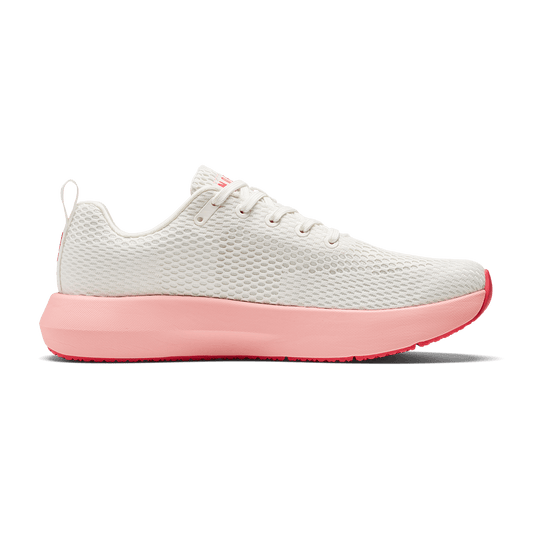 White Classic Sunrise Drive 2 Shoe Medial Angle.