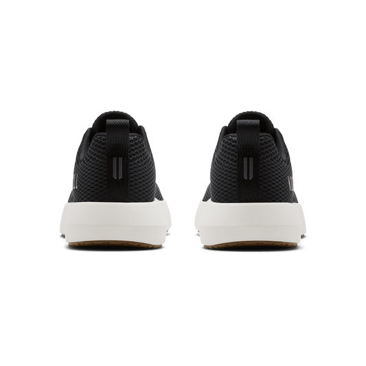 Jet Black Classic White Drive 2 Shoes Back Angle.