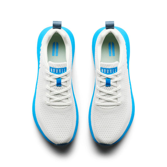 Classic White Urban Blue Drive 2 Shoe Overhead Angle.