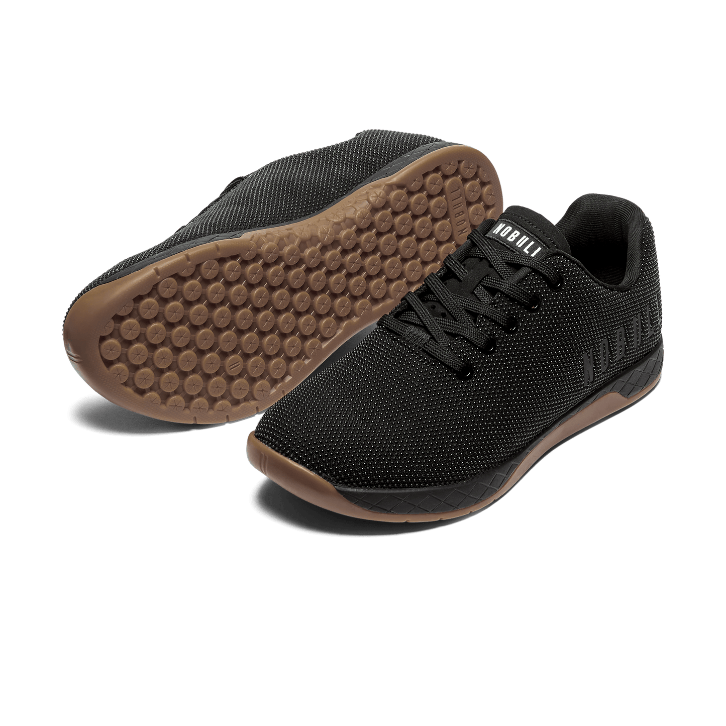 Black Gum Outwork Shoes Angled.