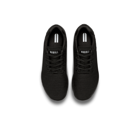 Triple Black Outwork Shoes Above Angle.