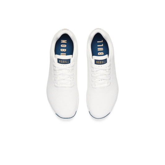 White Stadium Outwork Shoe Above Angle.