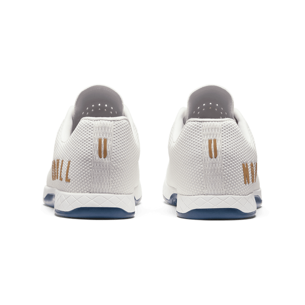 White Stadium Outwork Shoe Back Angle.