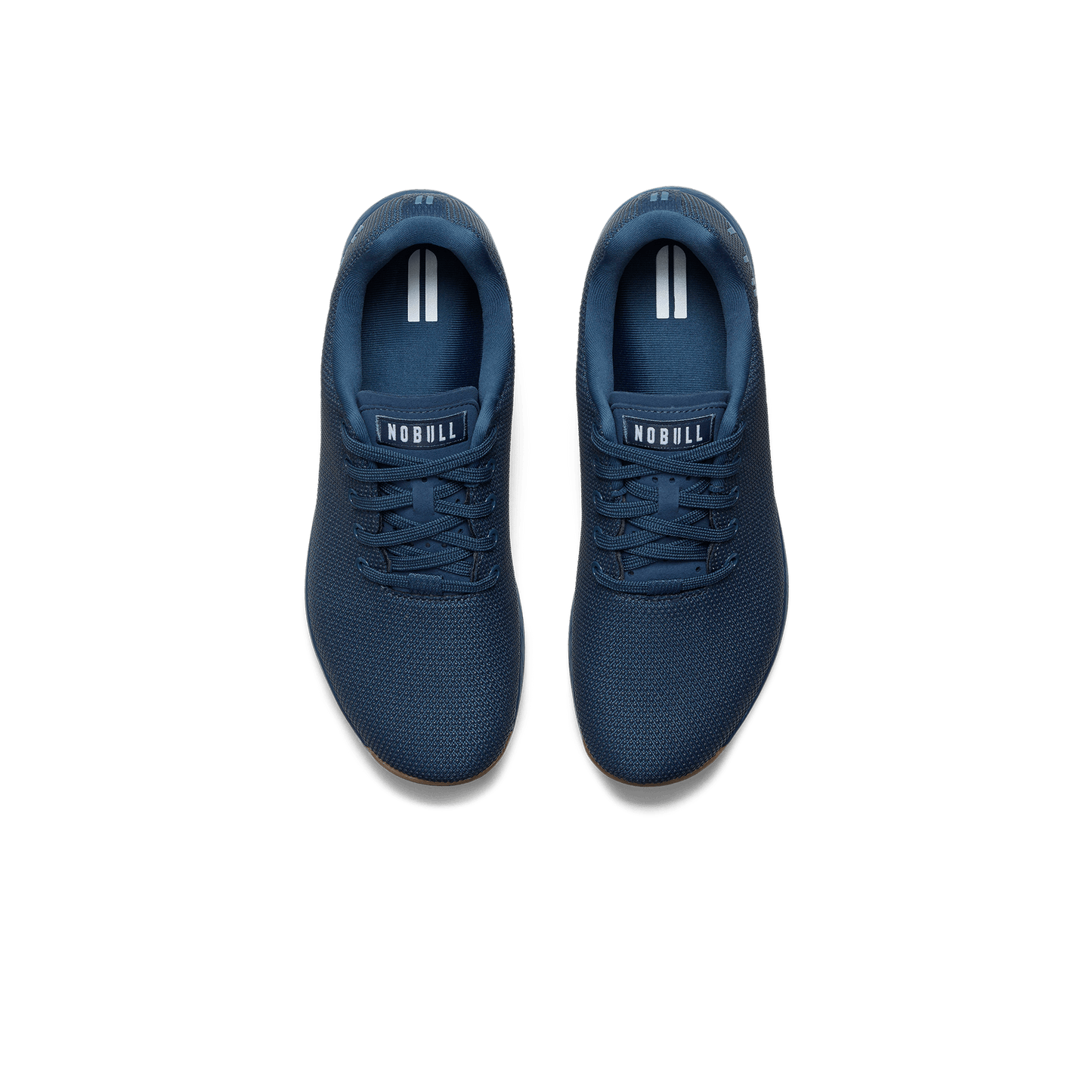 Navy Gum Outwork Shoes Above Angle.