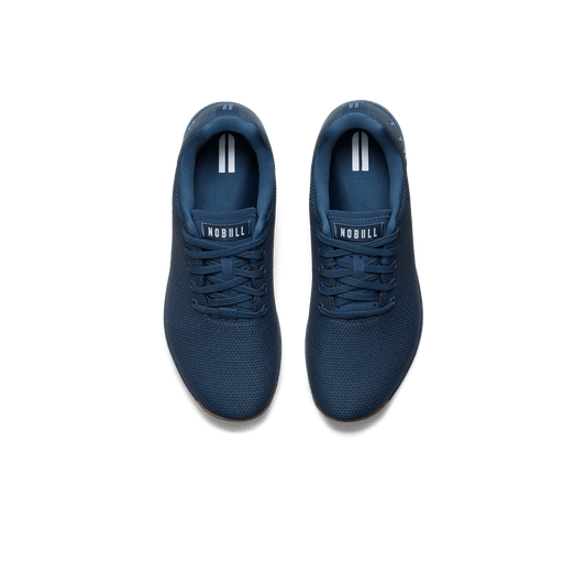 Navy Gum Outwork Shoes Above Angle.