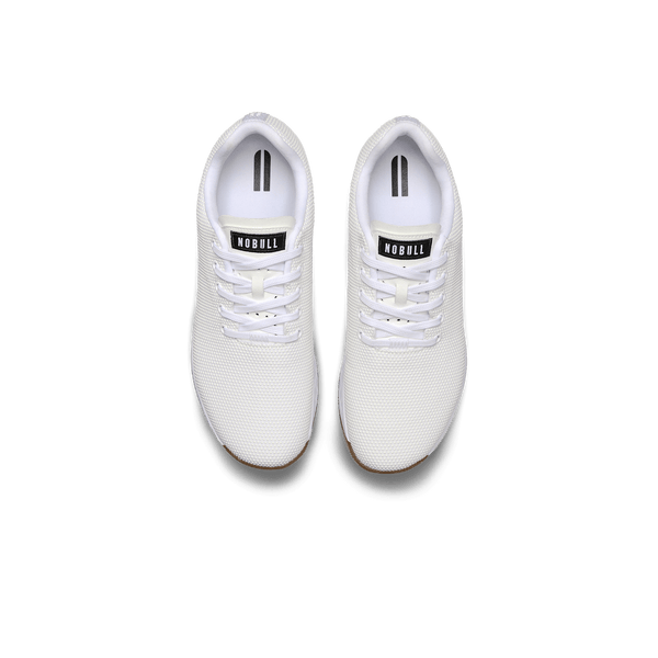 White Gum Outwork Shoes Above Angle.