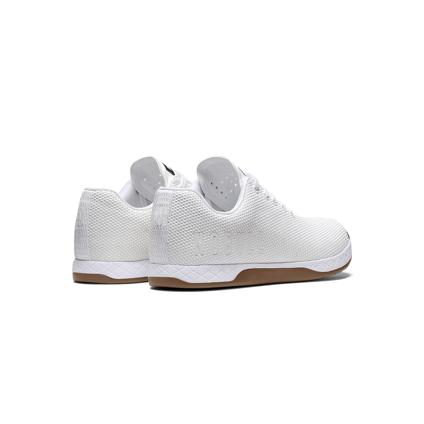 White Gum Outwork Shoes Back Side Angle.