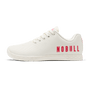 Classic White NOBULL Outwork Shoes Lateral Angle.
