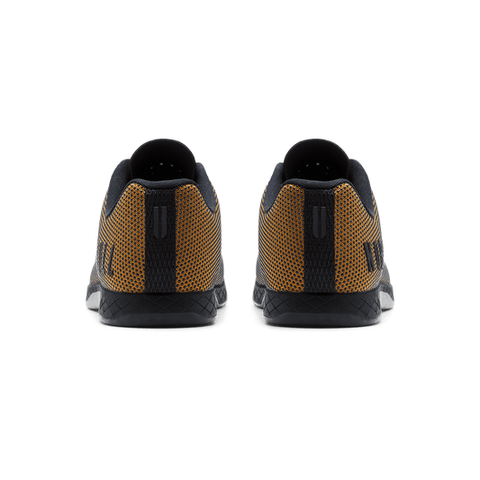 Black Dark Tan Outwork Shoes Back Angle.