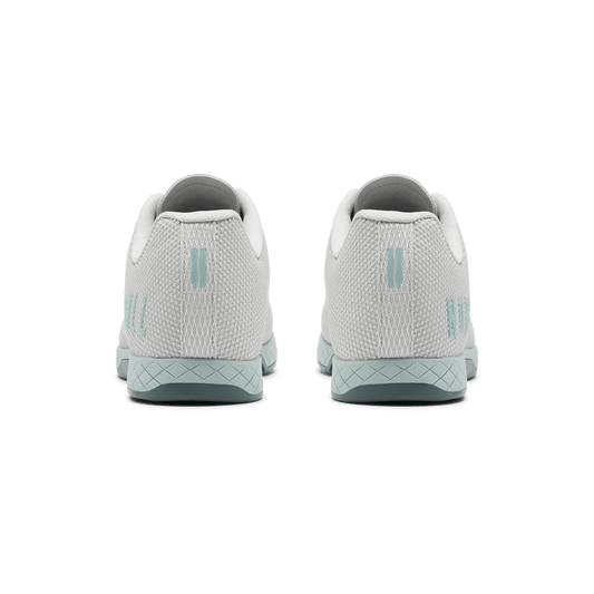Light Gray Blue Haze Outwork Shoe Back Angle.