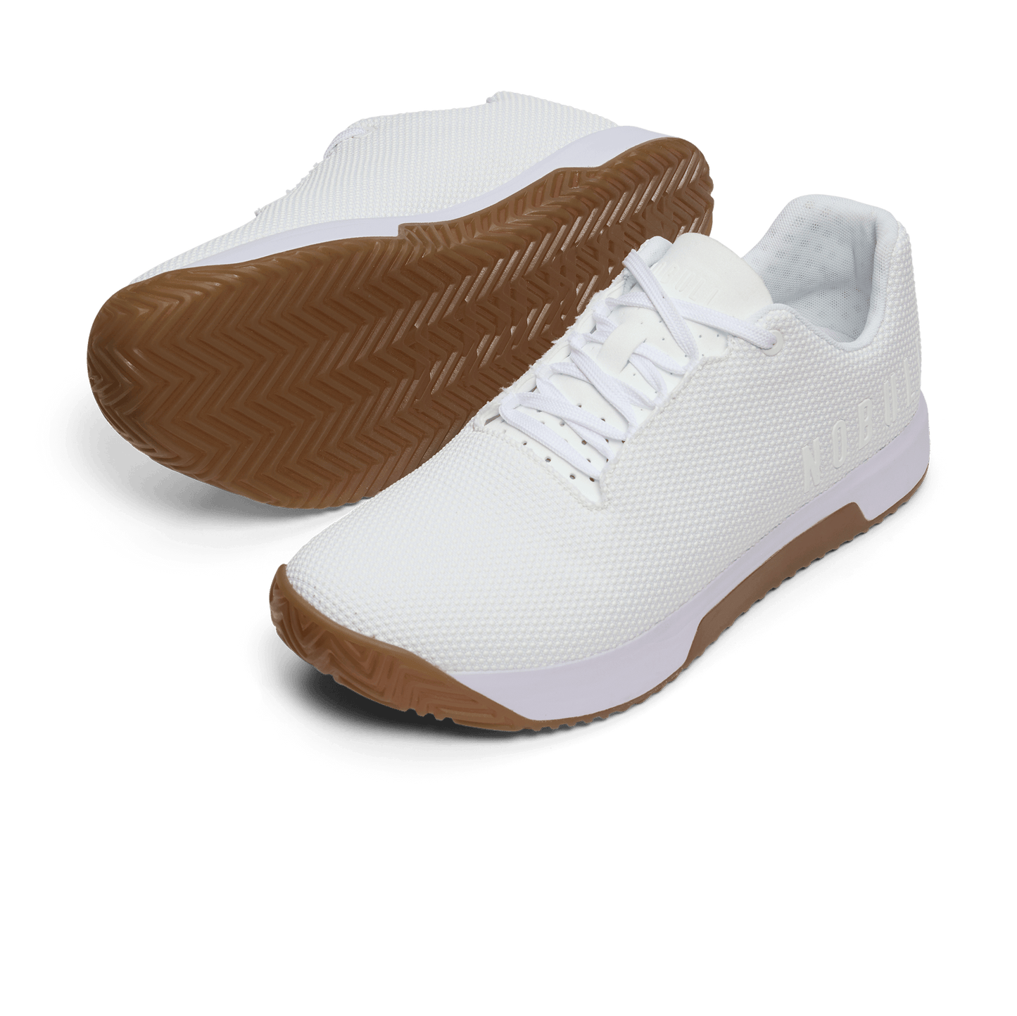 White Gum Outwork Edge Shoe Angled.