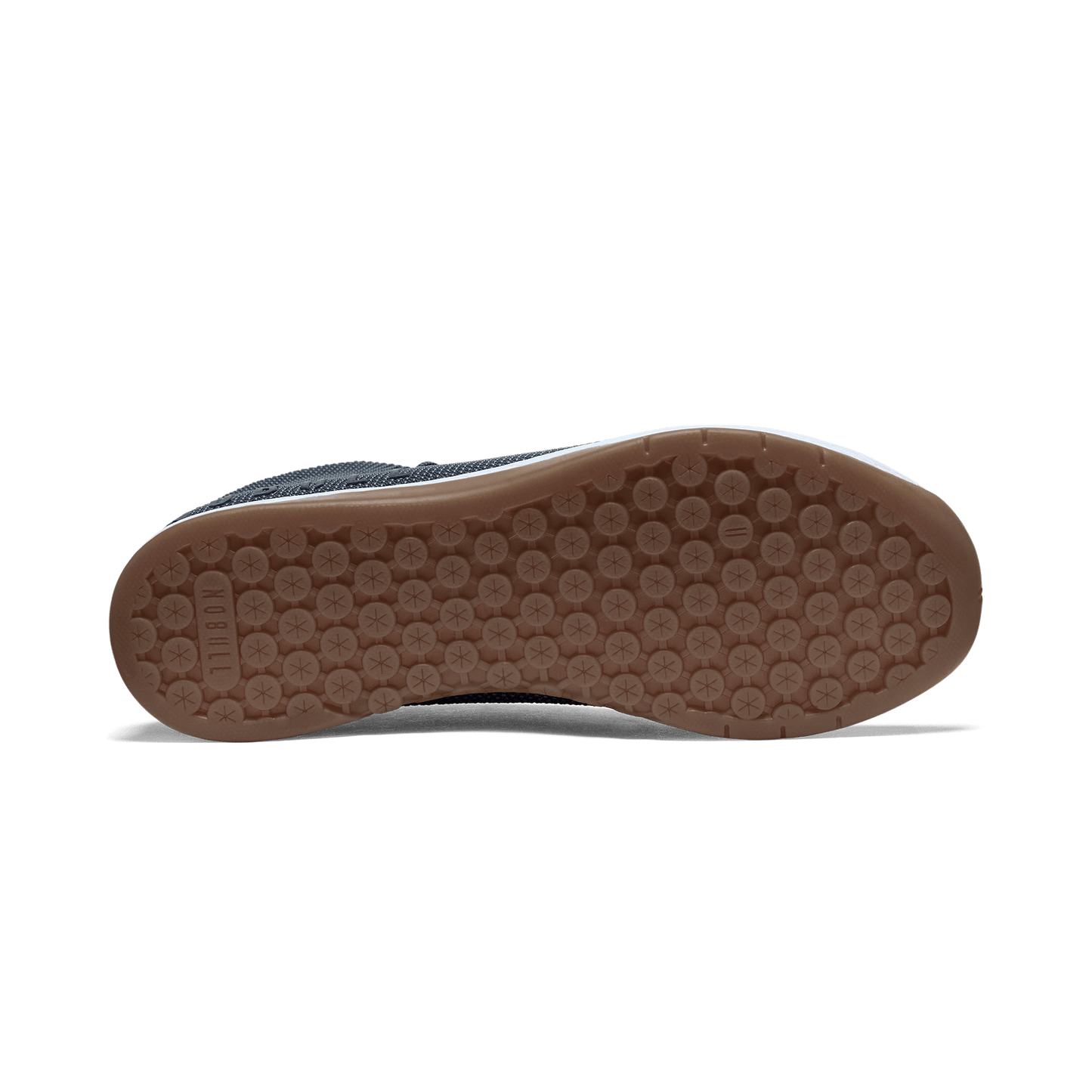 Denim Outwork High-Top Shoes Bottom Angle.