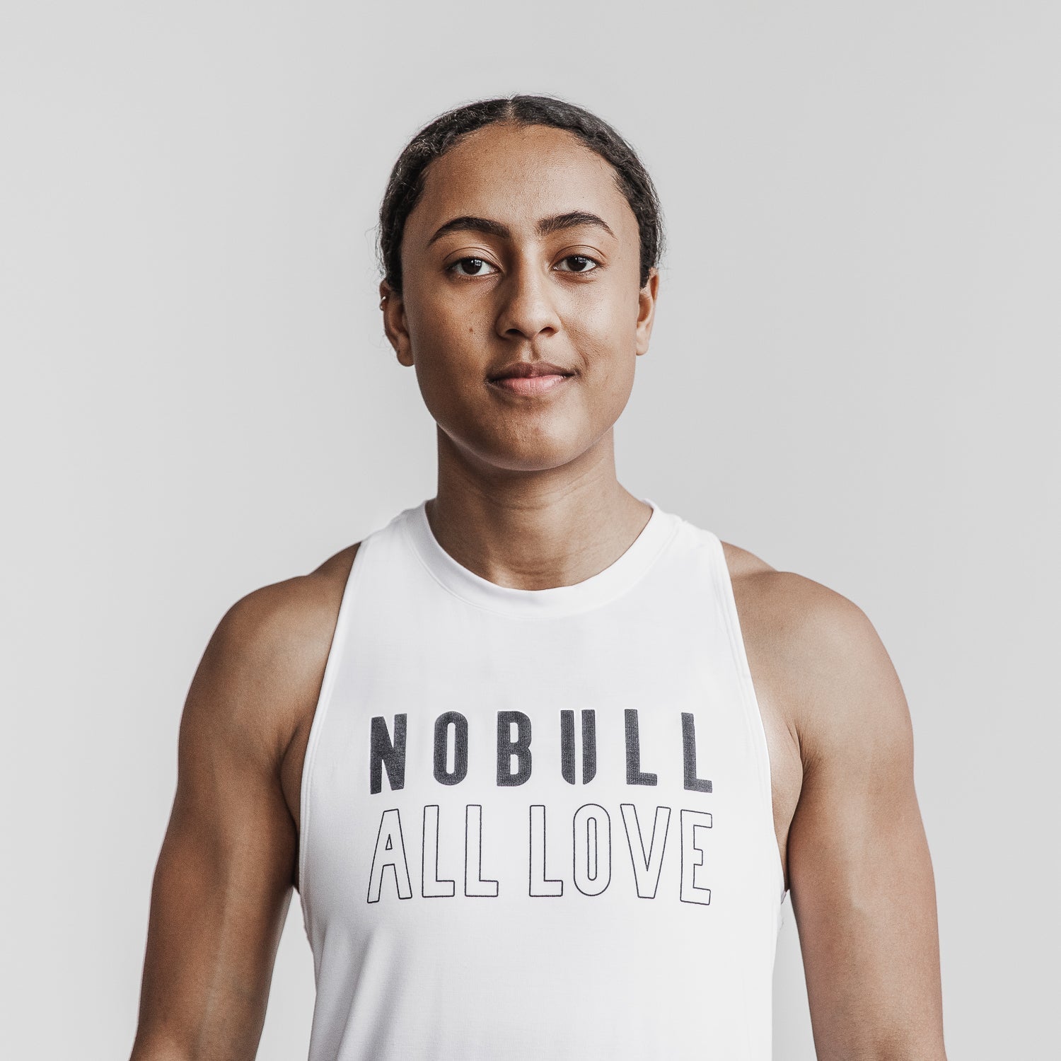 NOBULL - Women's NFL Combine High-Neck Tank - White - Size Large