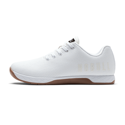 White Gum Outwork Shoe Side Angle.