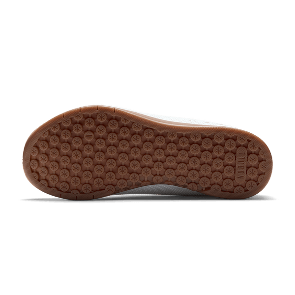 White Gum Outwork Shoe Bottom Angle.