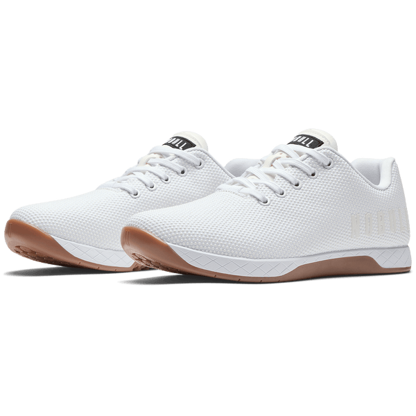 White Gum Outwork Shoe Front Side Angle.